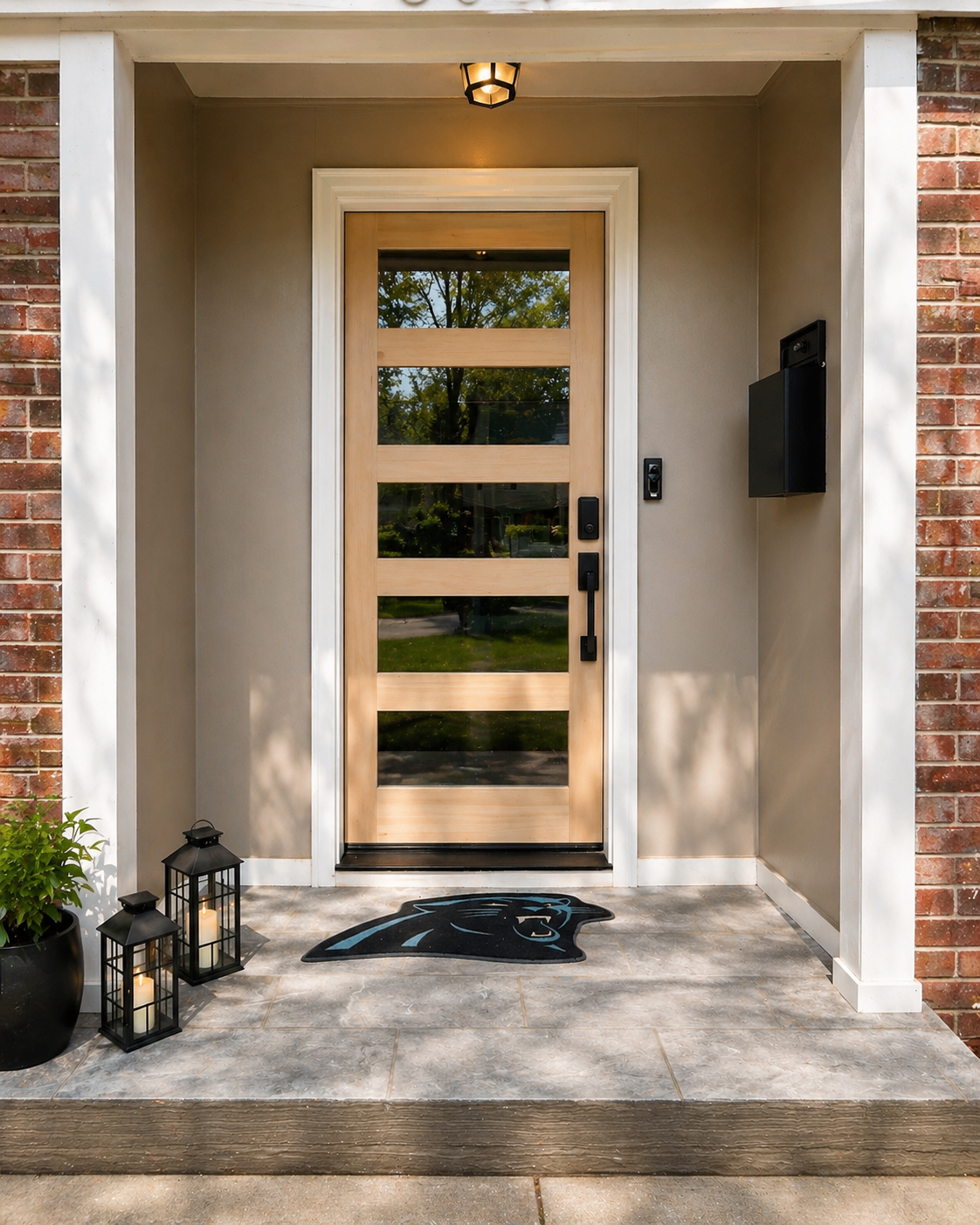 Front door upgrade — after