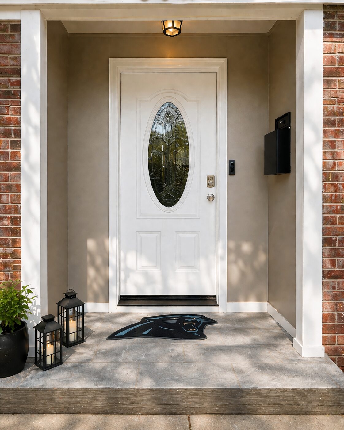 Front door upgrade — before