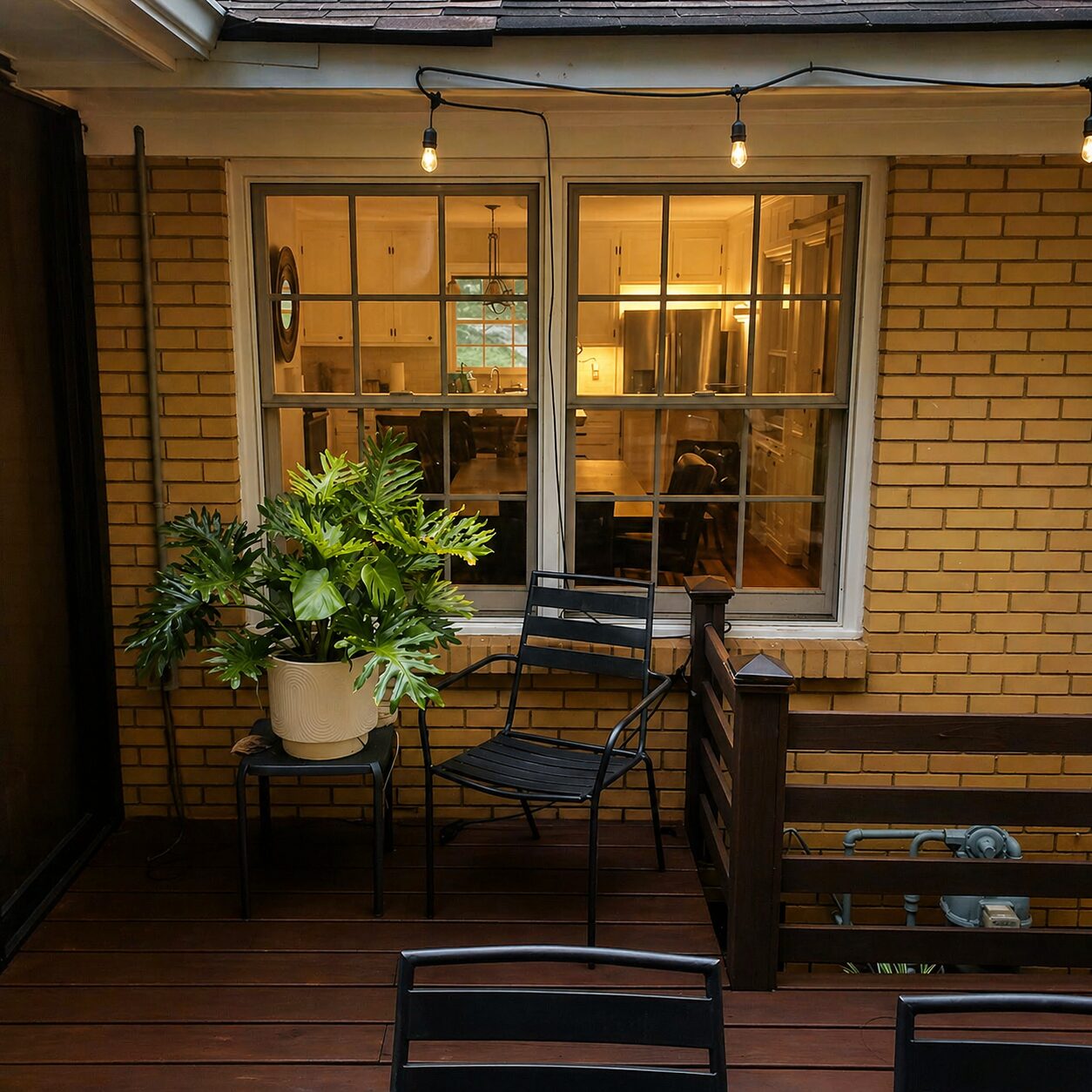 Window to French Door Conversion — before